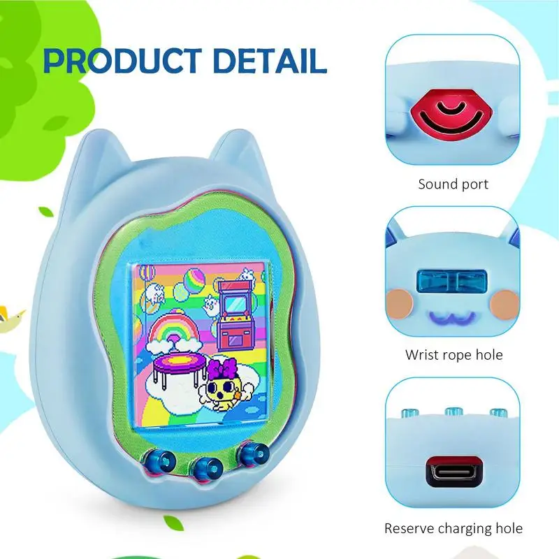 For Tamagotchi Uni (2023) Virtual Pet Machine Silicone Case Cover Anti-scratch Protective Skin Sleeve Shell Protector Game Acces