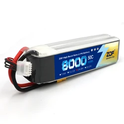 Batteria ZDF 4S Lipo 14.8V 50C max 100C 8000mAh batteria RC con XT60 TRX EC5 XT90 spina per RC Car Truck Truggy Racing Hobby Parts