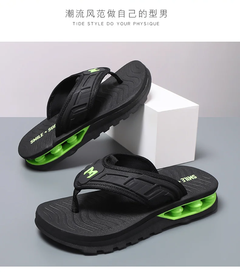 Beliebte Sommer-Mode Bequeme Flip-Flops mit Einzigartigen Sohlen, Stylische Indoor- und Outdoor-Trendige Herren-Flip-Flops – Detail 10