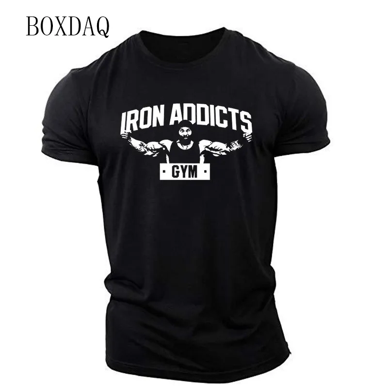 Camisetas de estilo deportivo para hombre, ropa de manga corta para gimnasio, entrenamiento, correr, informal, estampado 3D, talla grande