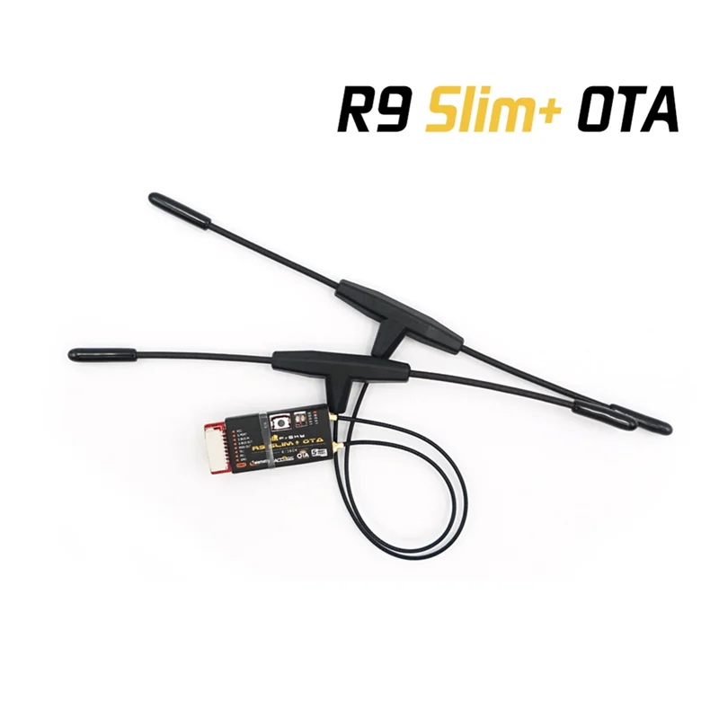 

3CGRO-R9 Slim+OTA Receiver ACCESS 900Mhz Long Range 6 PWM Outputs With Dual T Antennas