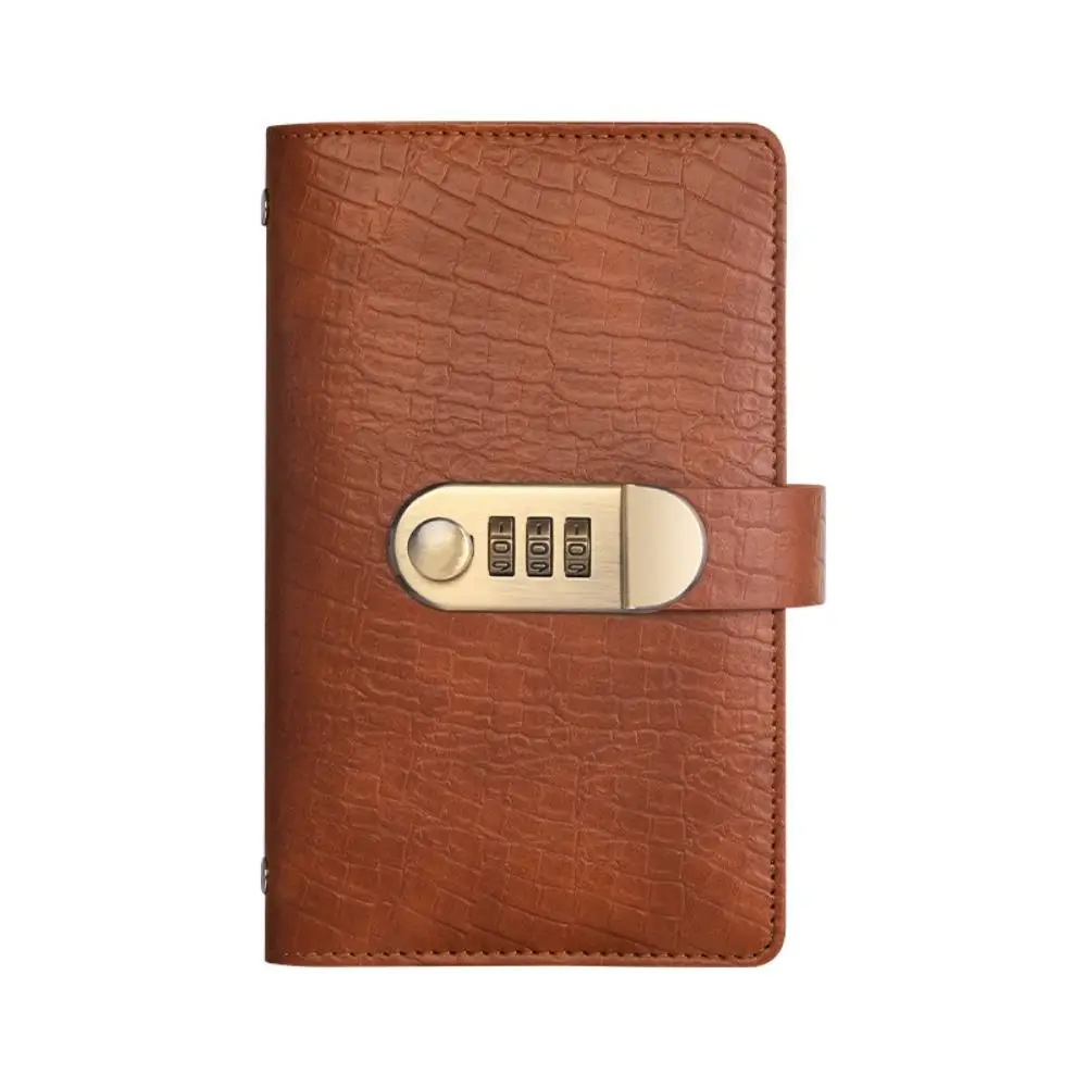 PU Leather 100 Envelope Challenge Binder Waterproof Reusable Budget Saving Book With Password Lock Banknote Colletion Booklet