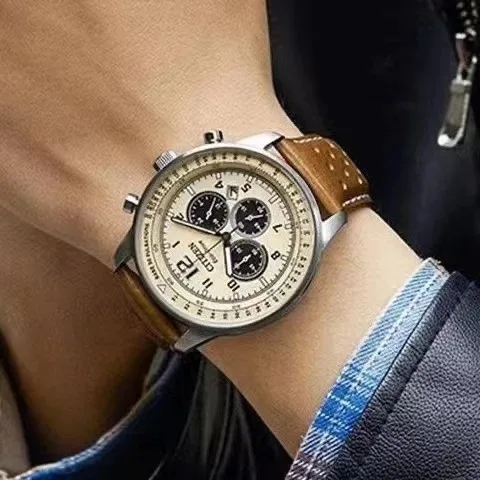 Original CITIZEN Watches Luxury CA4500-16X Solar Product FF Series Flying Military Style Mechanical Watch Top Brand Watch