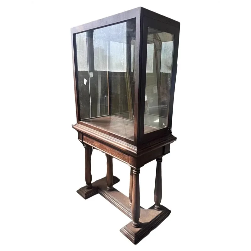 

American Vintage Medieval Jewelry Counter Jewelry Display Cabinet Glass Nakajima