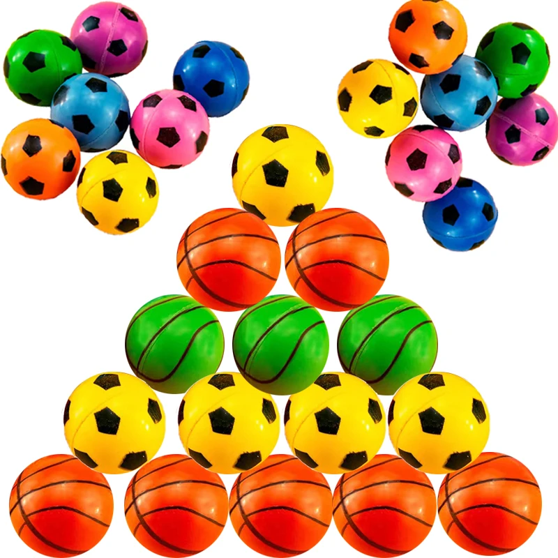 

5pcs Soccer Air Bouncy Ball Basketball Jumping Children Outdoor Water Games Garden Kids Toy Party Favors Awards Goodies Pinata