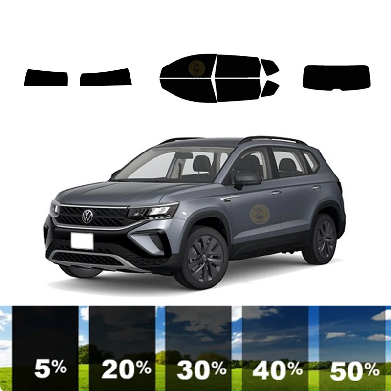 

precut Removable Window Tint Film For Car 100% UVR 5%-70%VLT Heat Insulation Carbon ﻿For VOLKSWAGEN TAOS 4 DR SUV 2021-2023