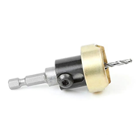 GTBL 82 Degree Woodworking Countersink Drill Bits Carbide Tipped With Adjustable Depth Stop No Thrust Ball Bearing
