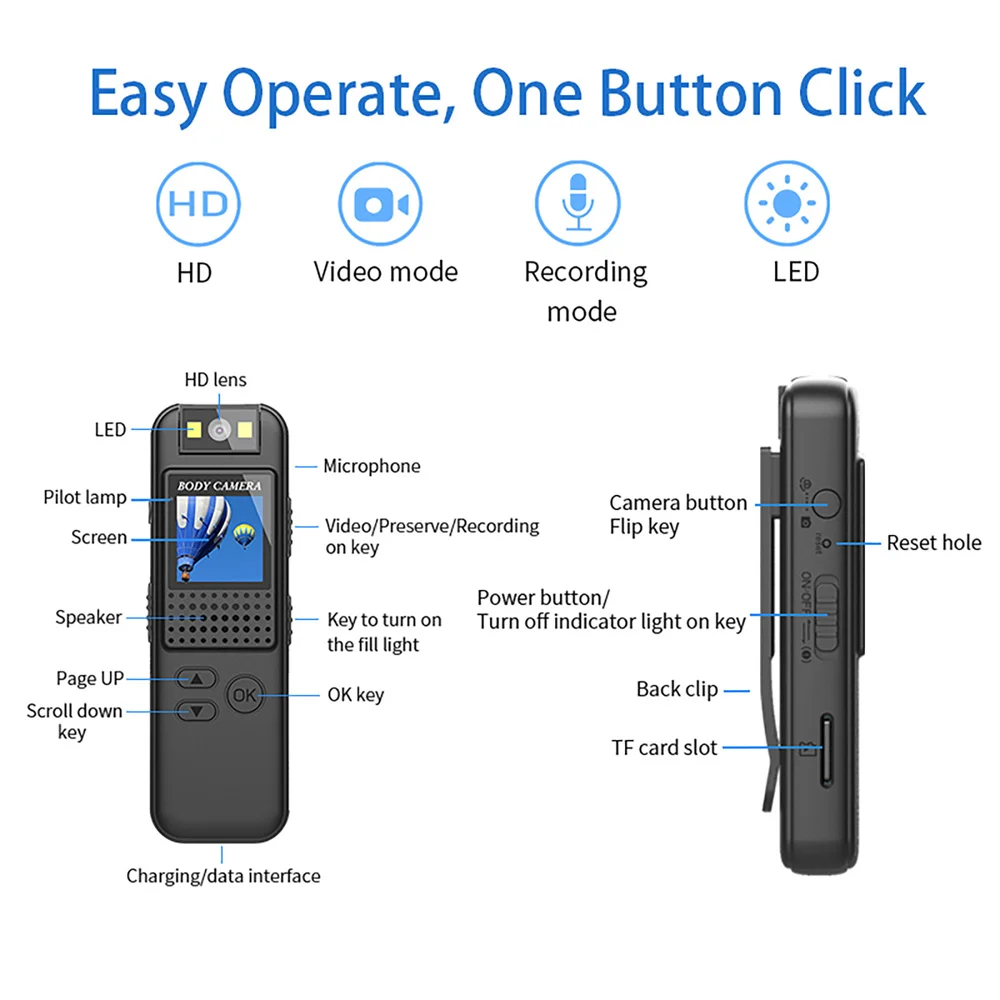 High Definition 1080P Night Vision Mini Dv Camera, Conference Video Pen Mini Digital Camera, Outdoor Sports Camera