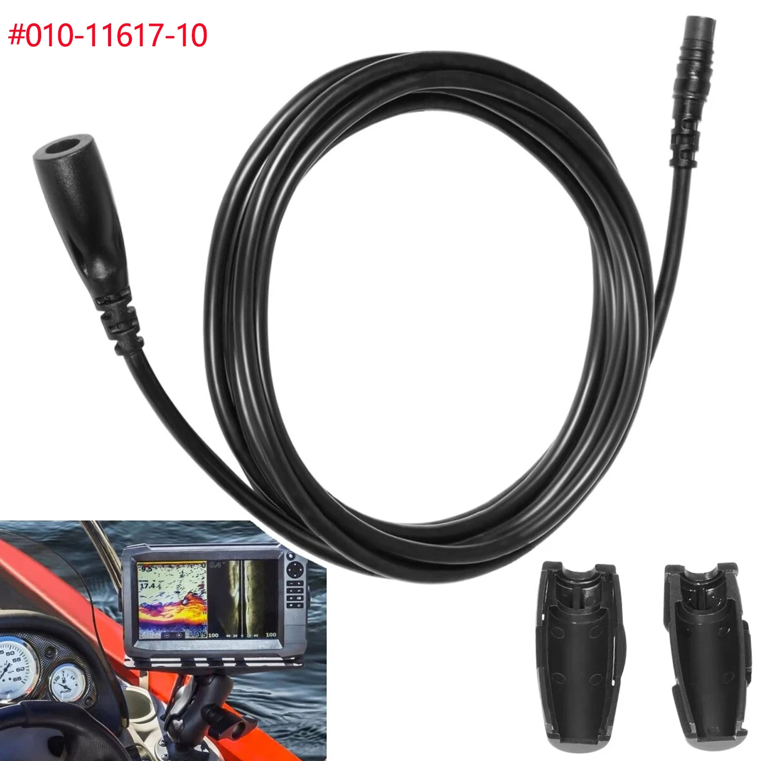 

Удлинительный кабель датчика Garmin 010-11617-10, подходит для серии echo 100 200 300 500 серии echoMAP, 4-контактный, 10 футов. (3м)