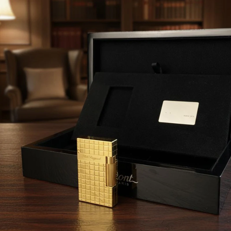 New Commemorative Edition Luxury Butane Lighter Single & Double Flame Ping Sound Natural Paint Cigarette Smoker's Choice