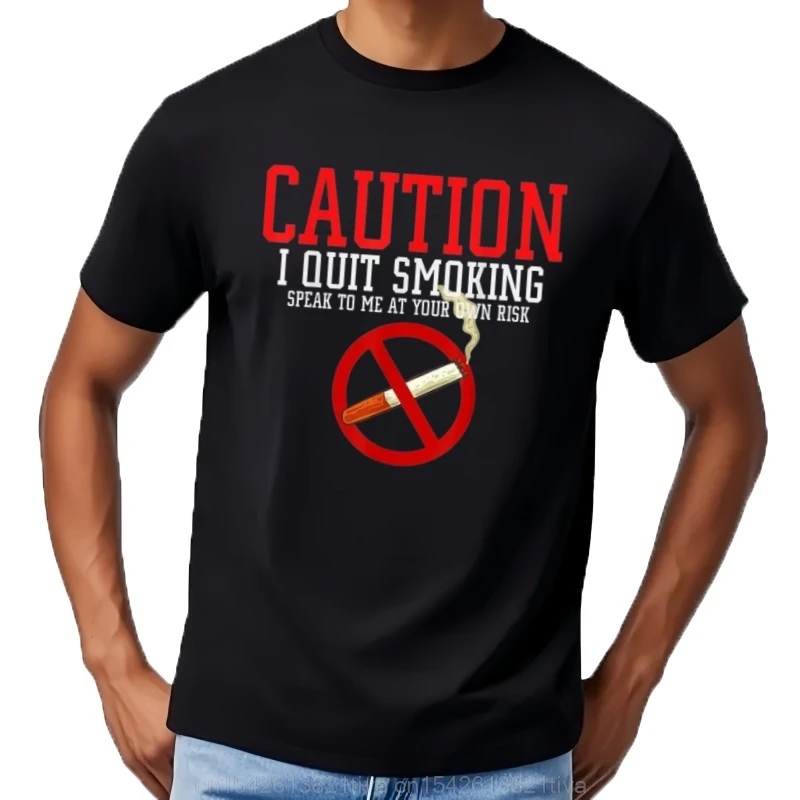 New Quit Smoking Gift Stop Smoke Free Unisex Funny T-Shirt Tee Gift USA