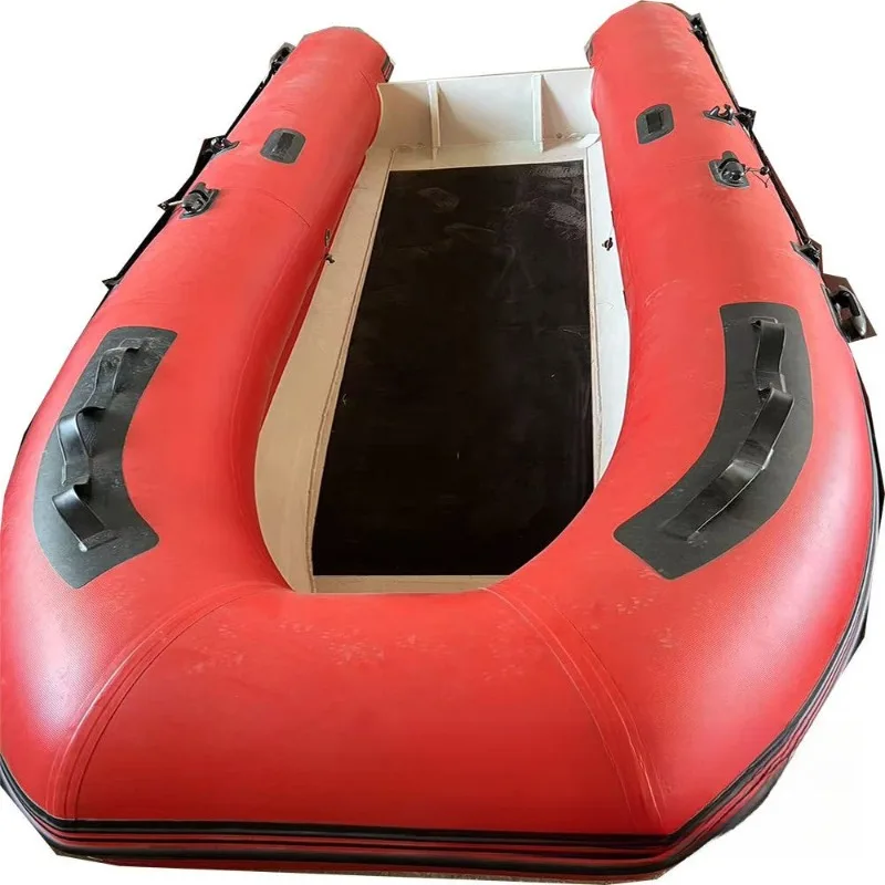 420 new aluminum alloy speedboat inflatable boat, rubber boat thickened fishing boat kayak