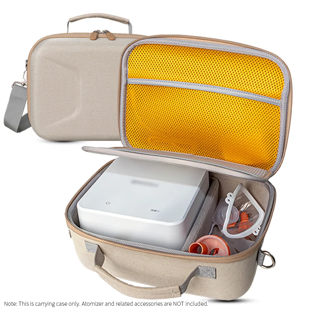Hard EVA Storage Case for Yuwell 405C 405E Compact Nebulizer Protect Box 405C 405E Small Nebulizer Portable Travel Carrying Bag