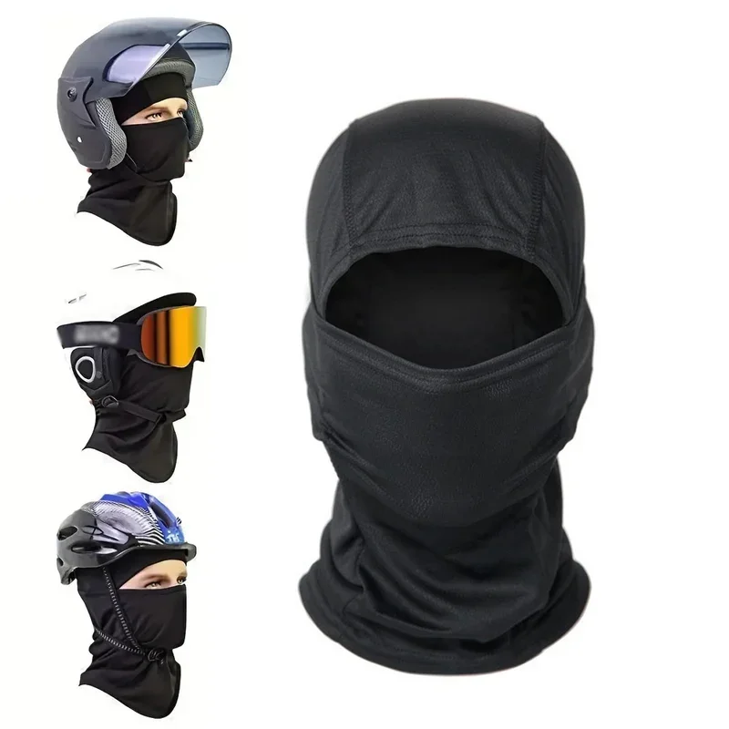 Anti-UV-Sturmhaube aus Eisseide, atmungsaktiv, schweißabsorbierend, Radfahren, Vollgesichtsmaske, bequem, Angeln, Outdoor-Sportmaske