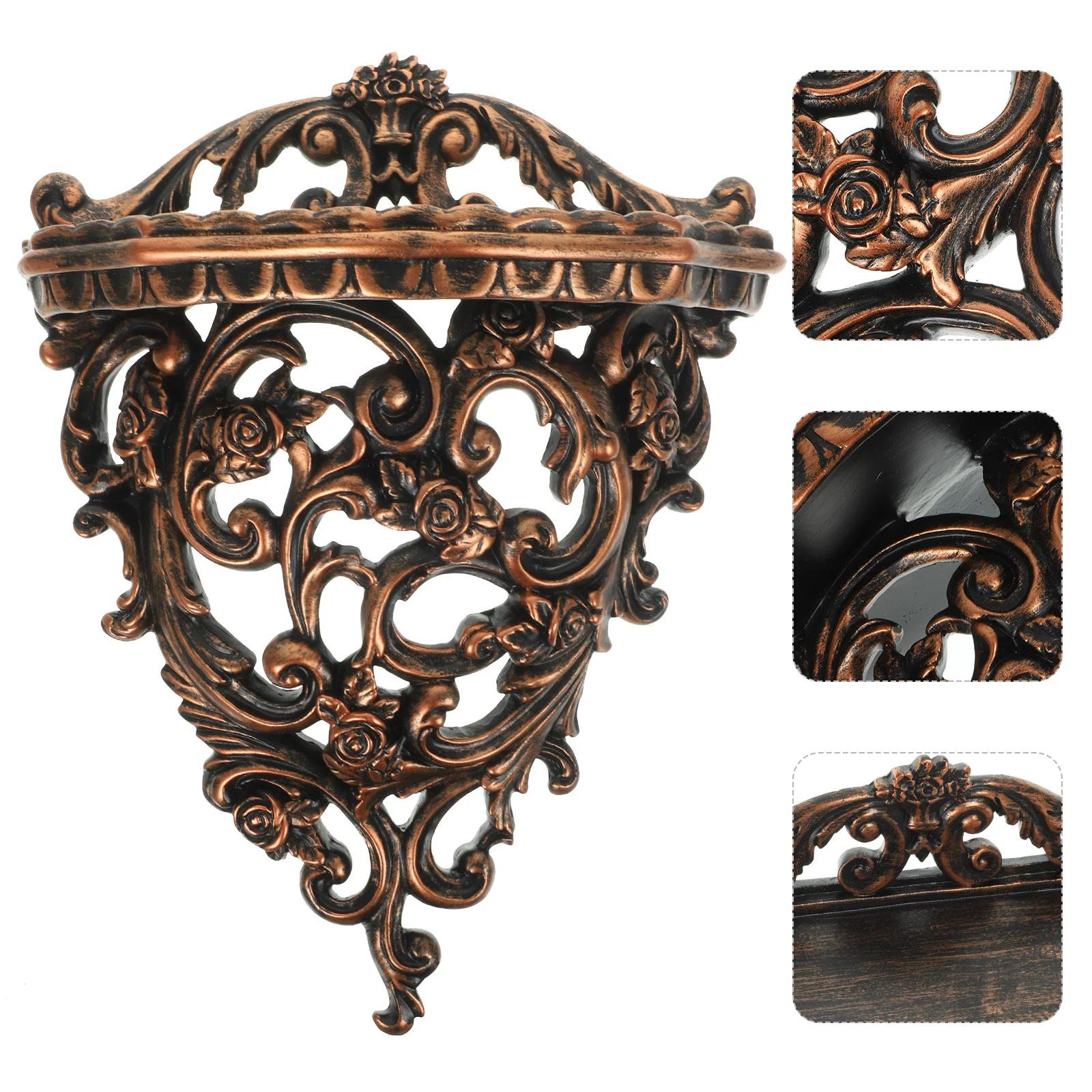 Retro Wall Shelf Hanging Living Room Decorations Clothing Organizer Home Wall-mounted Rack