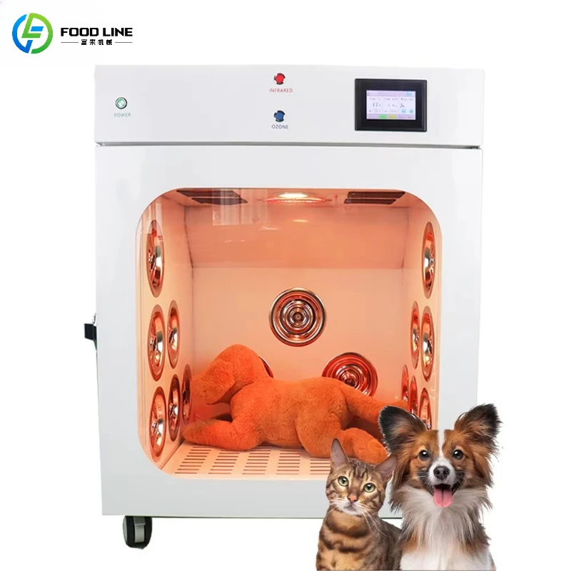 

Salon Clinic Use Pet Grooming Dryer Machine High Quality Smart Automatic Pet Hair Dryer Box Suitable for 20kg Pets Customized