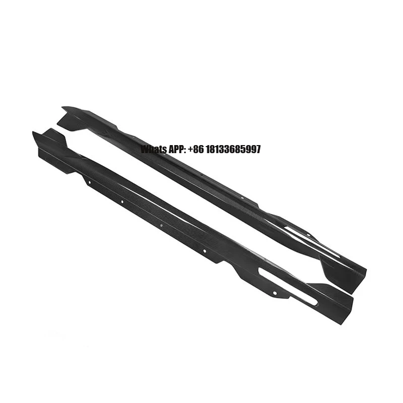 

SQ Style Gloss Dry Carbon Fiber Car Parts Side Skirts for BMW 4 Series G22 G23 Coupe 2021+ Carbon Front Skirts