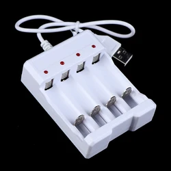 USB Output Battery Charger 4 Slot Adapter For AA / AAA Battery Quick Charge