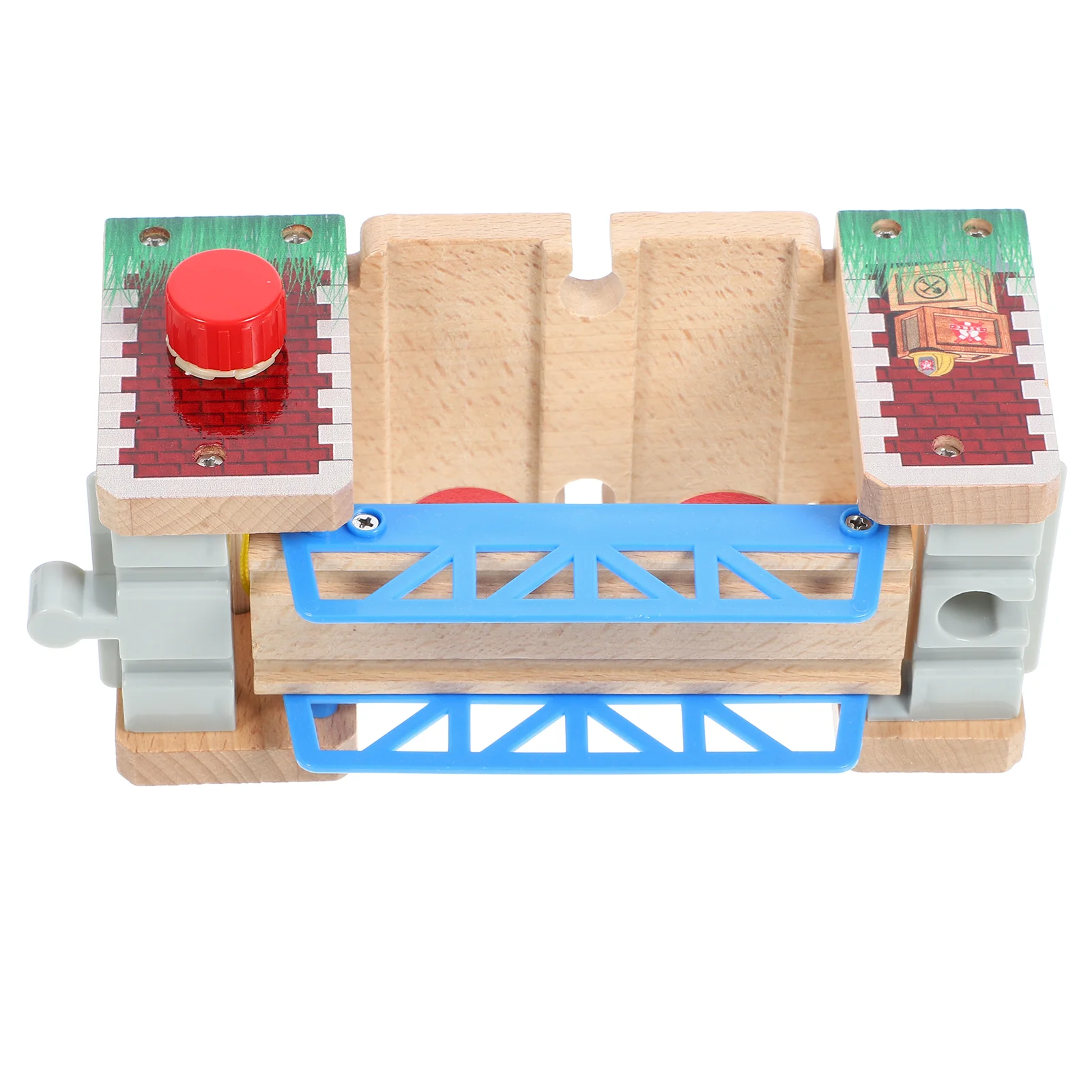 Train Track Accessories Scene Layout Railway Station Tracks Fittings Prop Bridge Lift