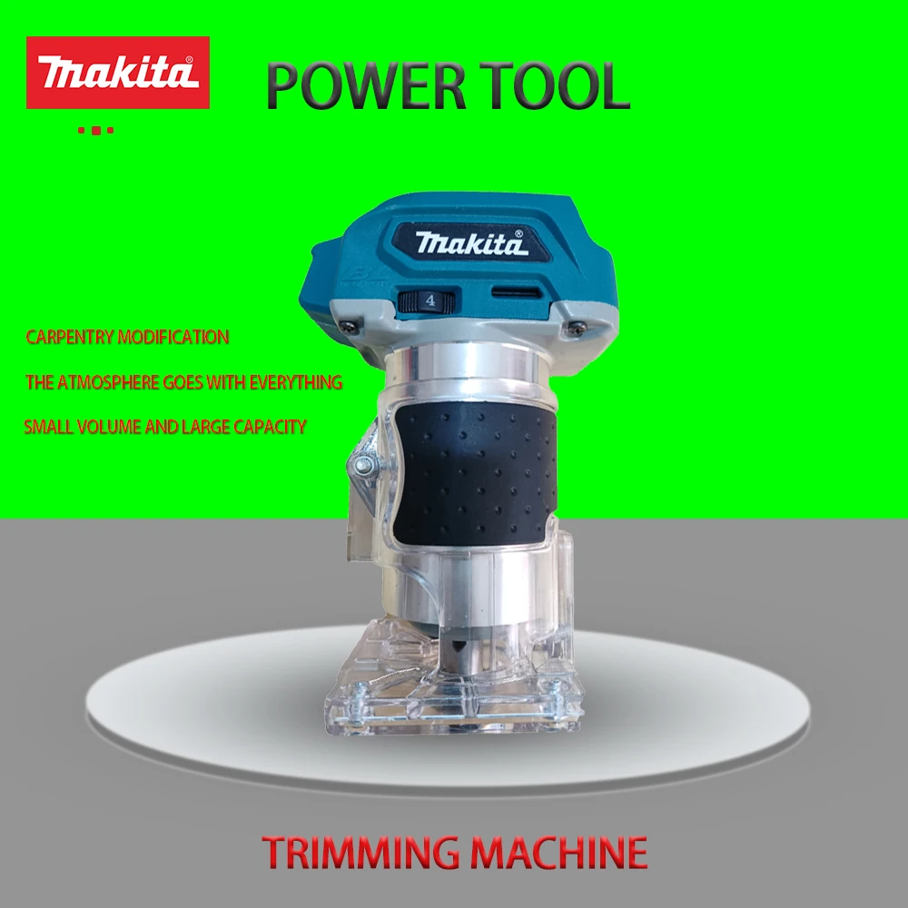 Makita Brushless DRT50 Lithium Electric Woodworking Multi-functional Wood Milling Slot Trimming Engraving Machine