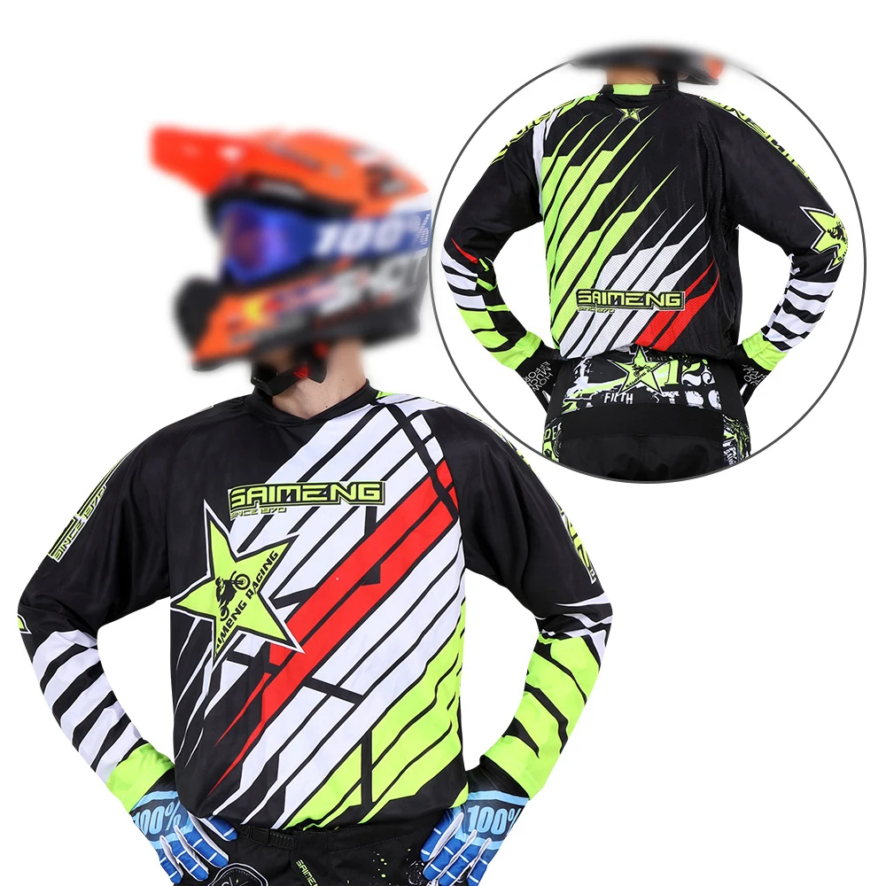 

Motocross Jersey racing Mens Women's Off-road MX DH BMX ATV MTB Enduro MOTO Motorcycle Dirt Bike XXXXL Long sleeved T-shirt