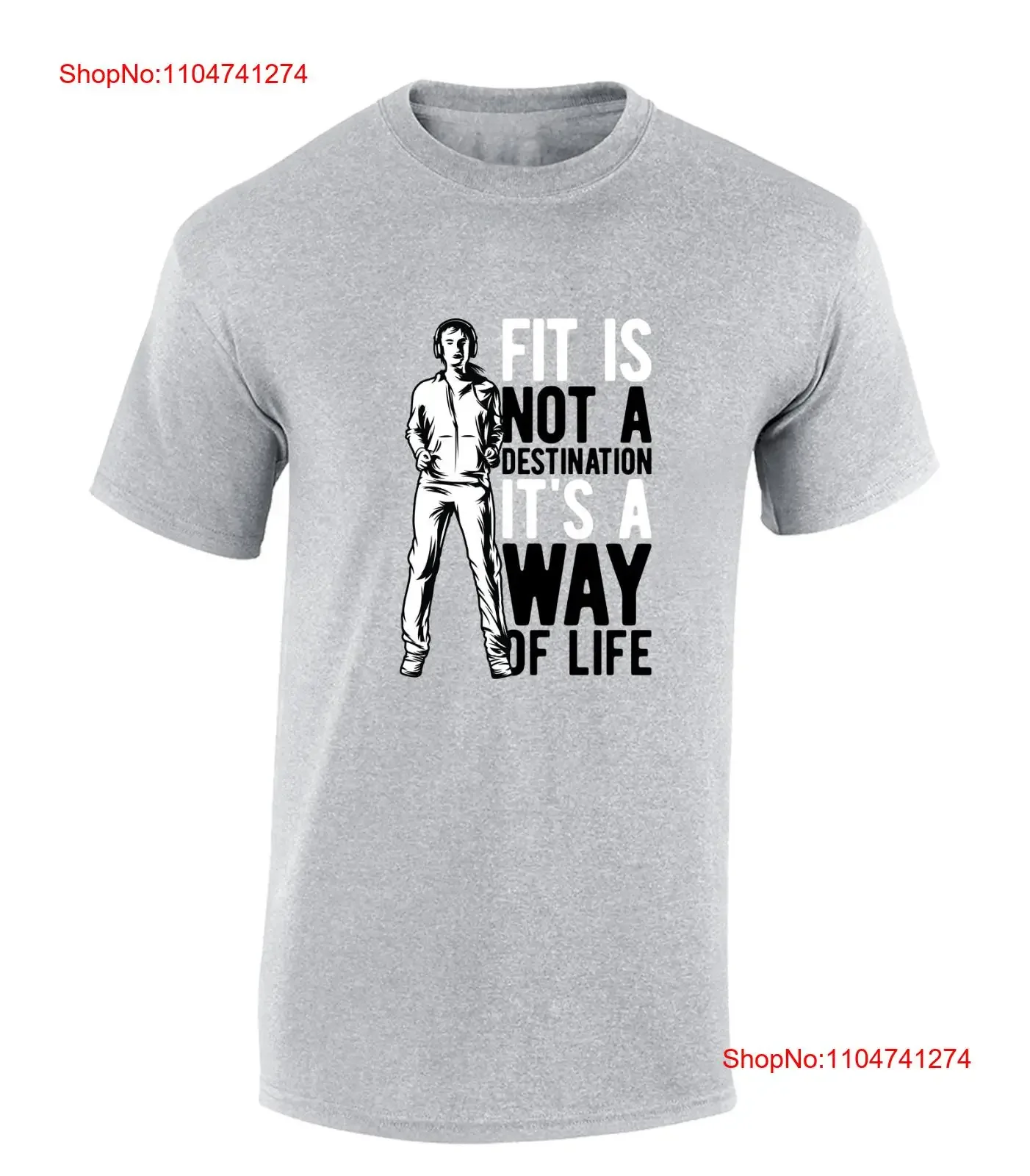 

Мужская футболка FIT IS NOT A DESTINATION FUNNY GYM TRAINING TOP RUNNER RUNNING vintage Washed homme унисекс универсальная графика