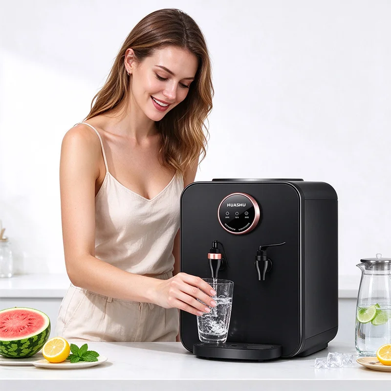 new-desktop-electric-water-dispenser-on-top-bucket-home-dormitory-instant-cooling-heating-dual-way-faucets-water-cooler-220v