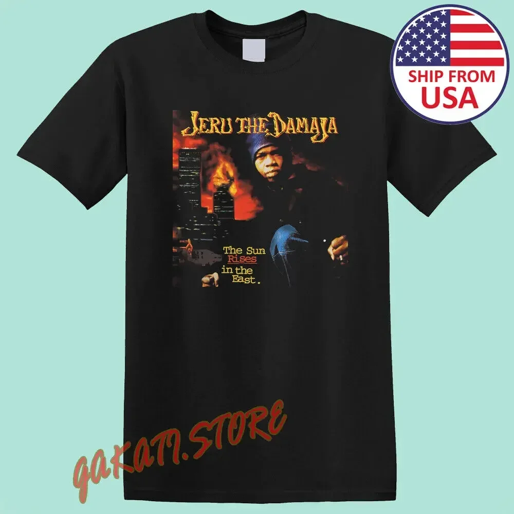 

Jeru the Damaja The Sun Rises in the East Men's Black T-Shirt Size S-5XL