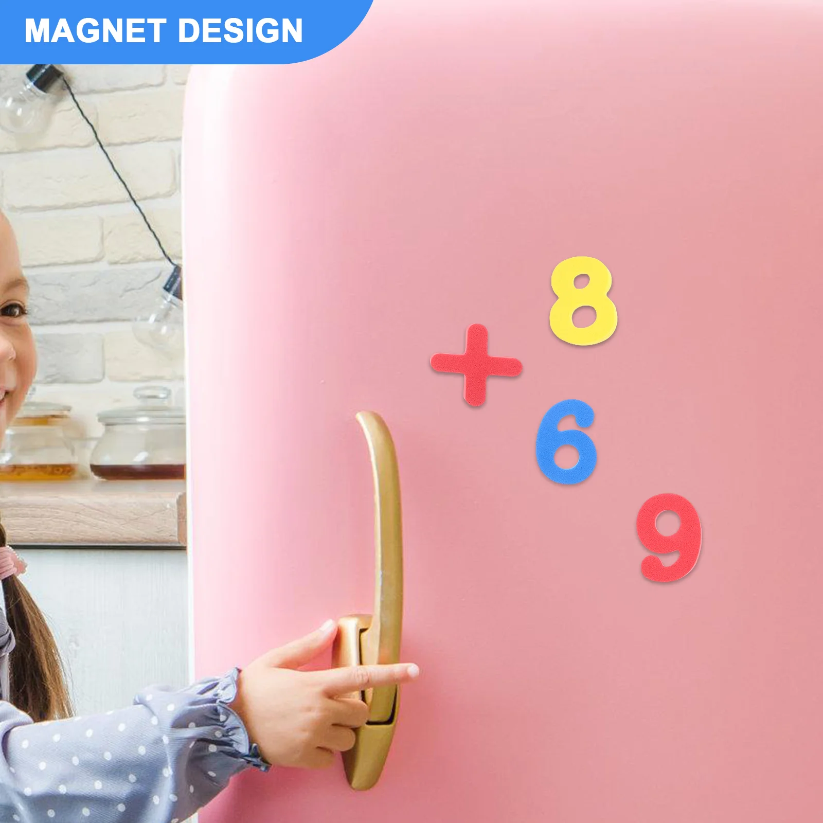 Magnetic Alphanumeric Letter Stickers Nail Alphabet Fridge Fine Eva Numbers For Classroom