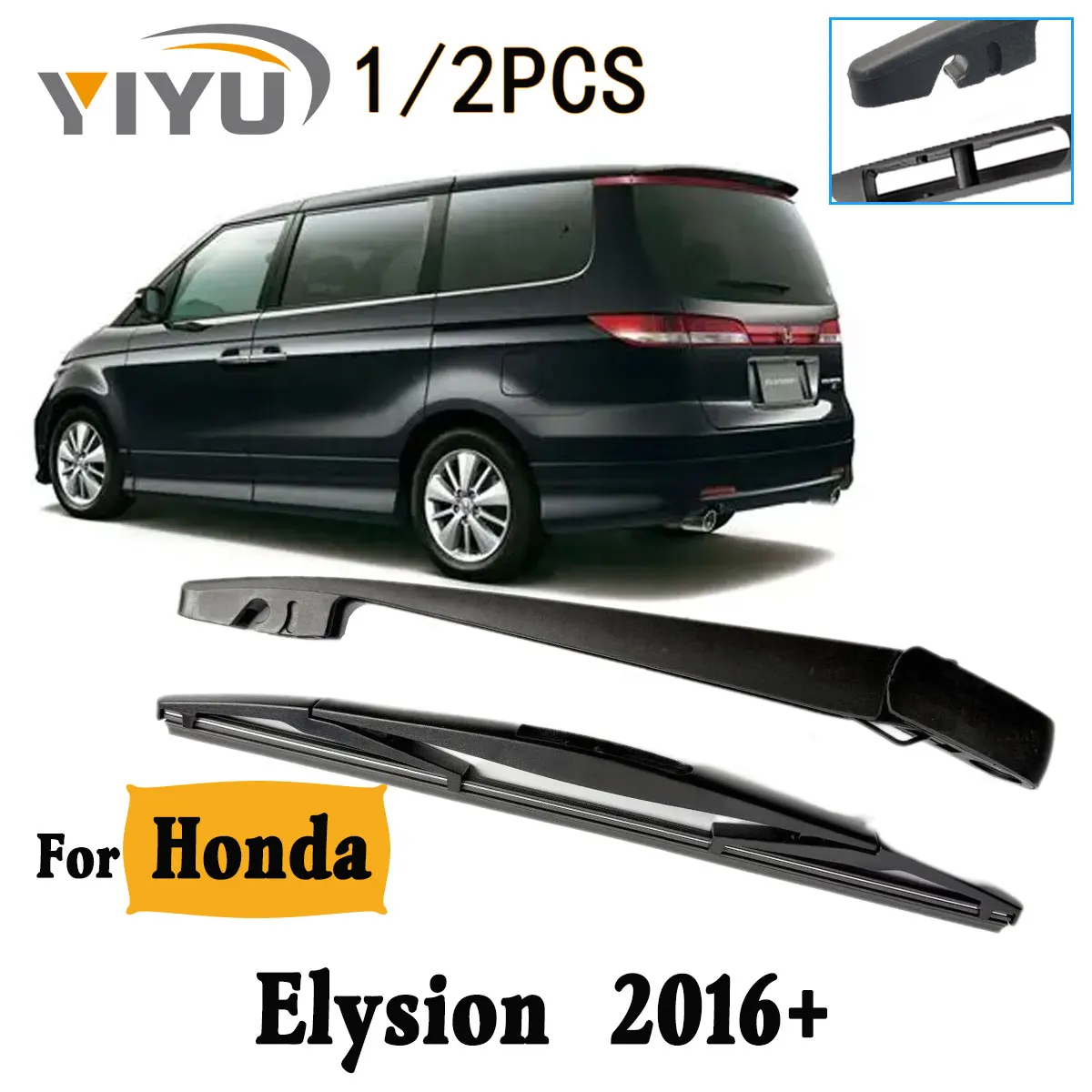 

1/2 шт. задняя щетка стеклоочистителя, рычаг стеклоочистителя, лобовое стекло, чистая задняя дверь, окно, автомобильная щетка от дождя для Honda Elysion 2016 +