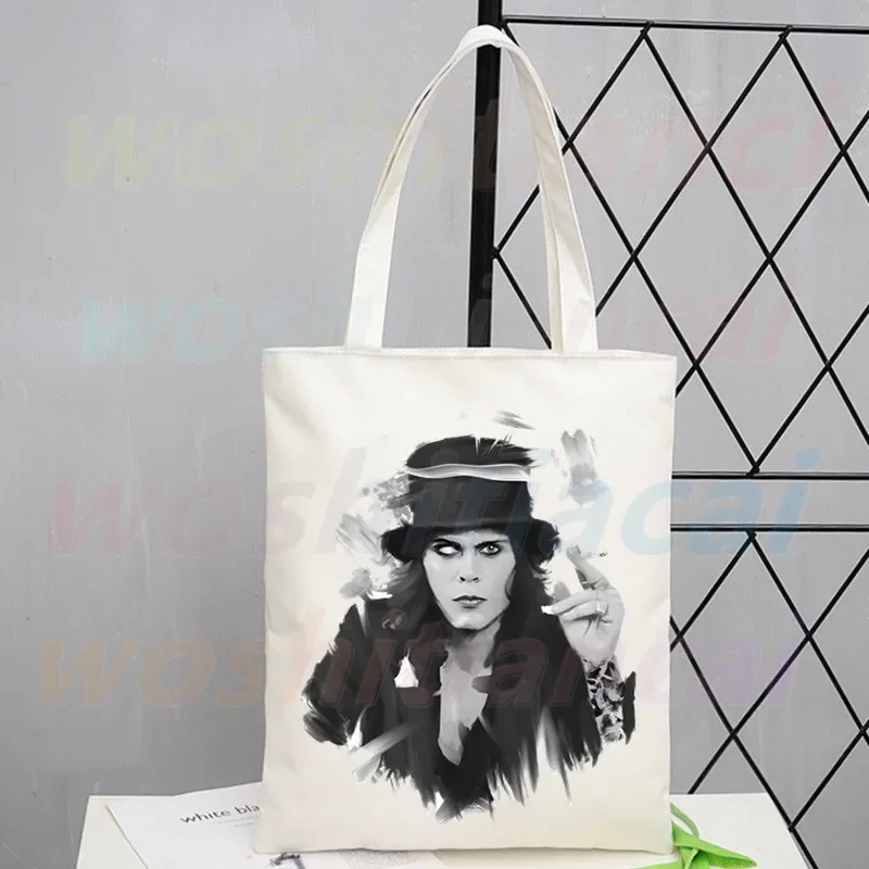 Him Ville Valo Shoulder Canvas Bags Large Capacity College Harajuku Handbag Women Bag Shopping Bag