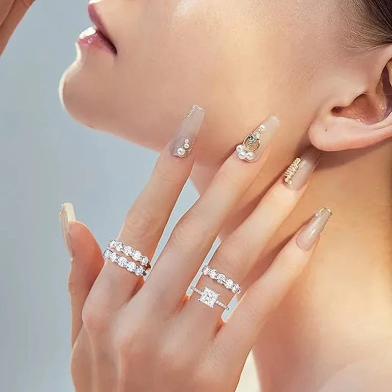 

Кольцо Carnica с муассанитом 4 мм, 0.3 карата, из стерлингового серебра S925, сверкающее, для женщин, обручальное, ювелирное изделие, цвет GRA D, подарок