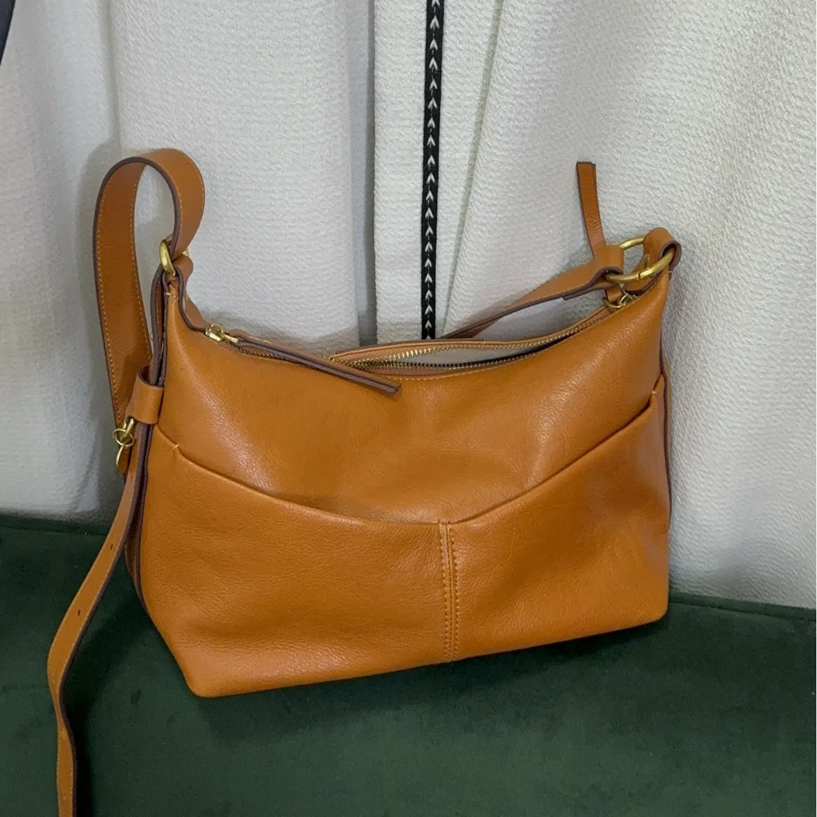 

TopGrainTrove First Layer Cowhide Women Lady Cross Body Designer Luxury Bag