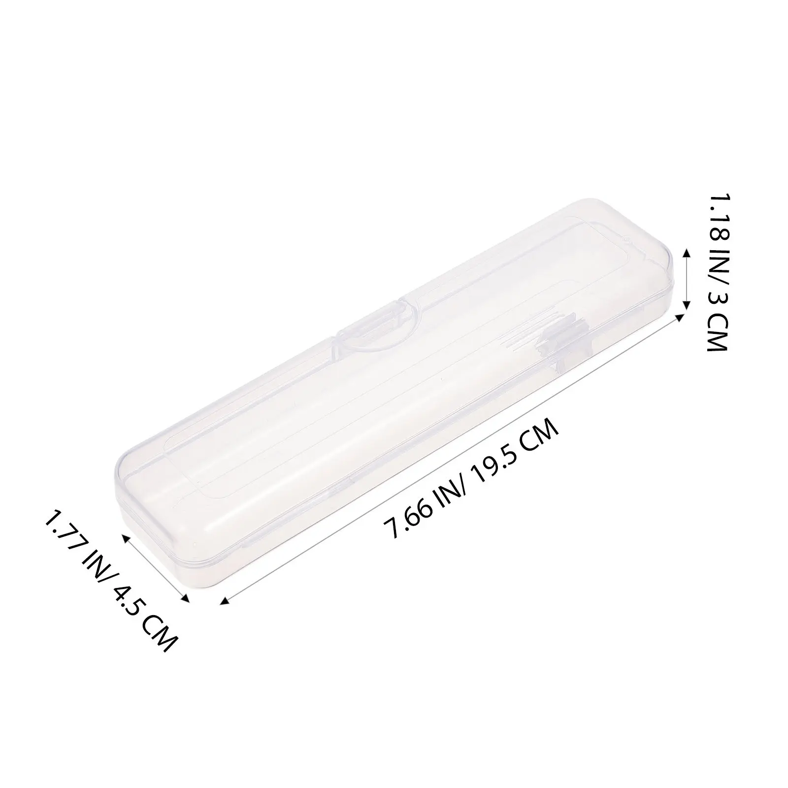 3Pcs Travel Toothbrush Box Compact Transparent Storage Case Portable Toothpaste Comb Holder Easy Locking Cleaning