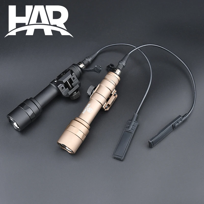 wadsn-m600u-potente-torcia-led-per-escursioni-compatibile-con-binario-picatinny-da-20mm-accessorio-tattico-per-sport-all'aperto-ricambio-standard