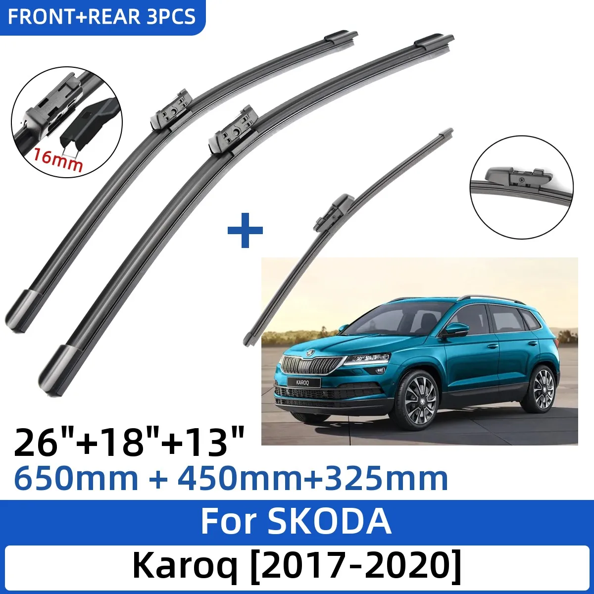 3PCS For SKODA Karoq 2017-2020 26\