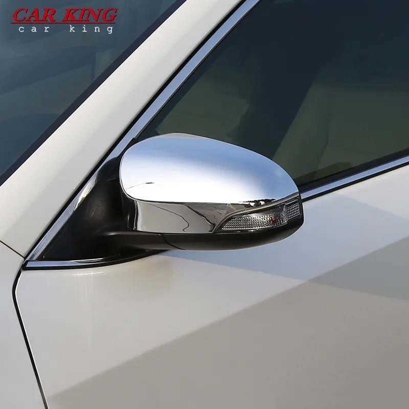 For Toyota Corolla Altis e170 2014 2015 2016 2017 Chrome Side Door Rear View Mirror Cover Trim Cap Garnish Molding Overlay 2pcs