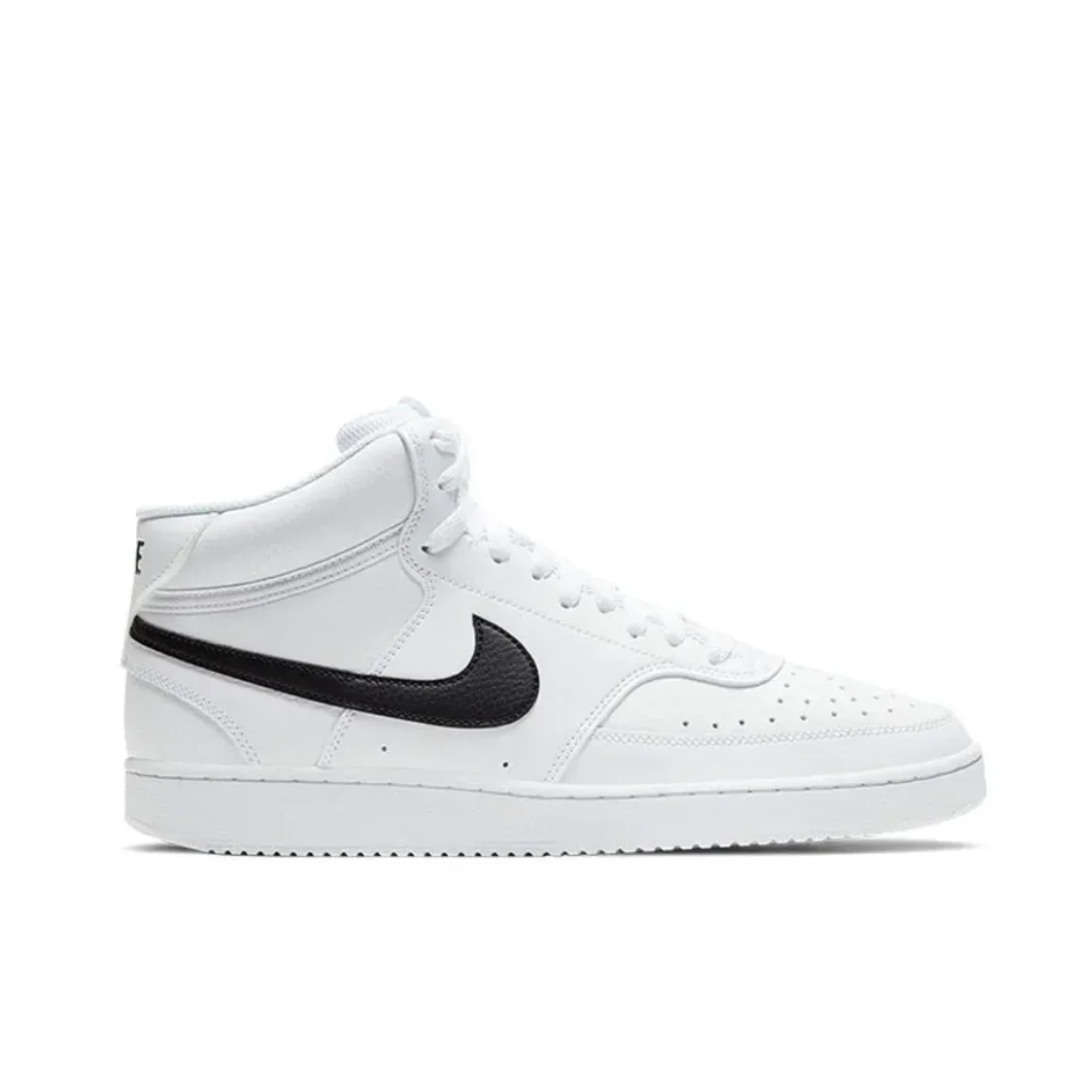 Nike Court Vision Mid Comfortable and versatile board shoes Non slip wear resistant Men and women's same casual shoes