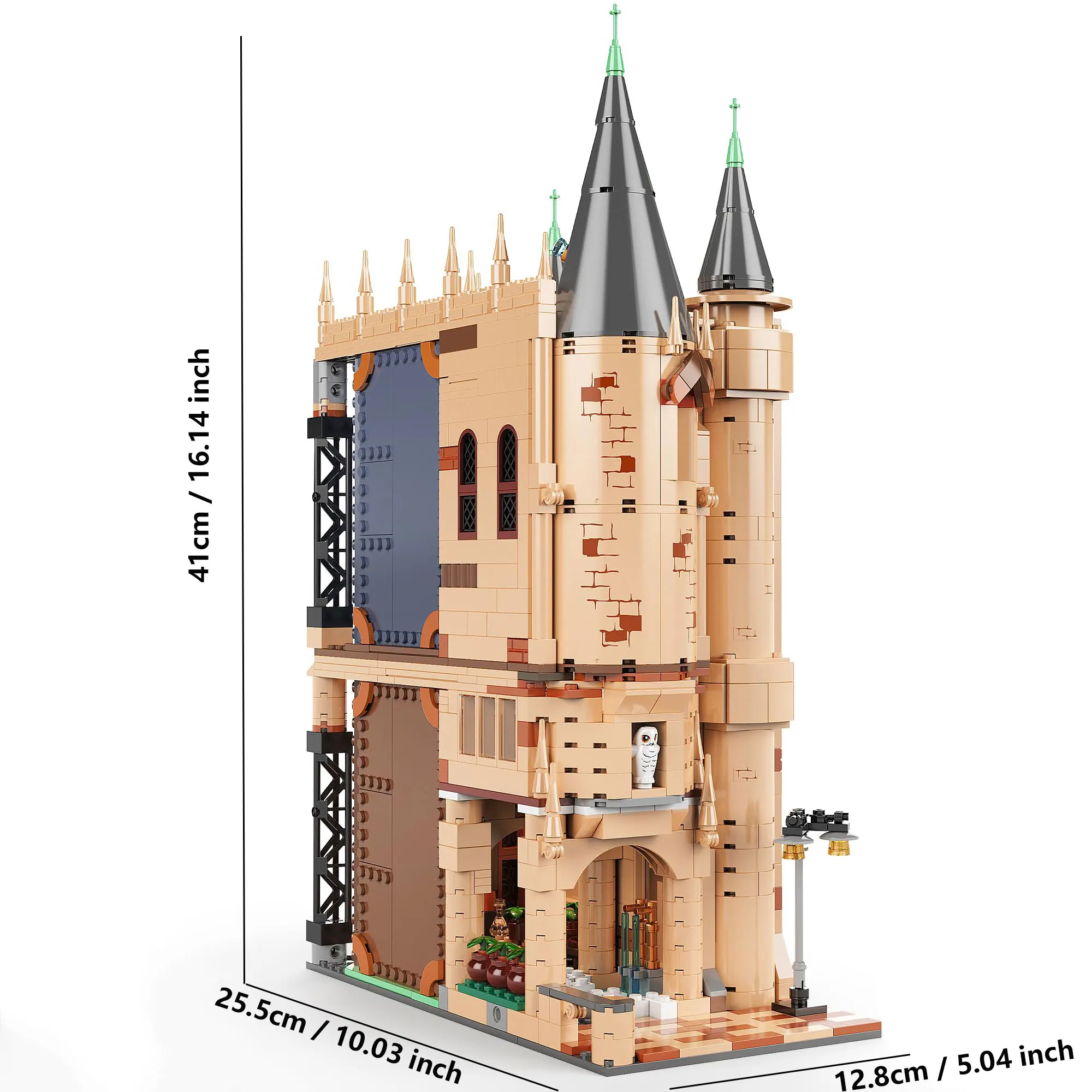 Astronomy Tower Toy Building Set, Harry Theme Castle Building Toys (1107 PCS) Build and Play for Boys Girls 8 9 10 11 12 13 14 Y