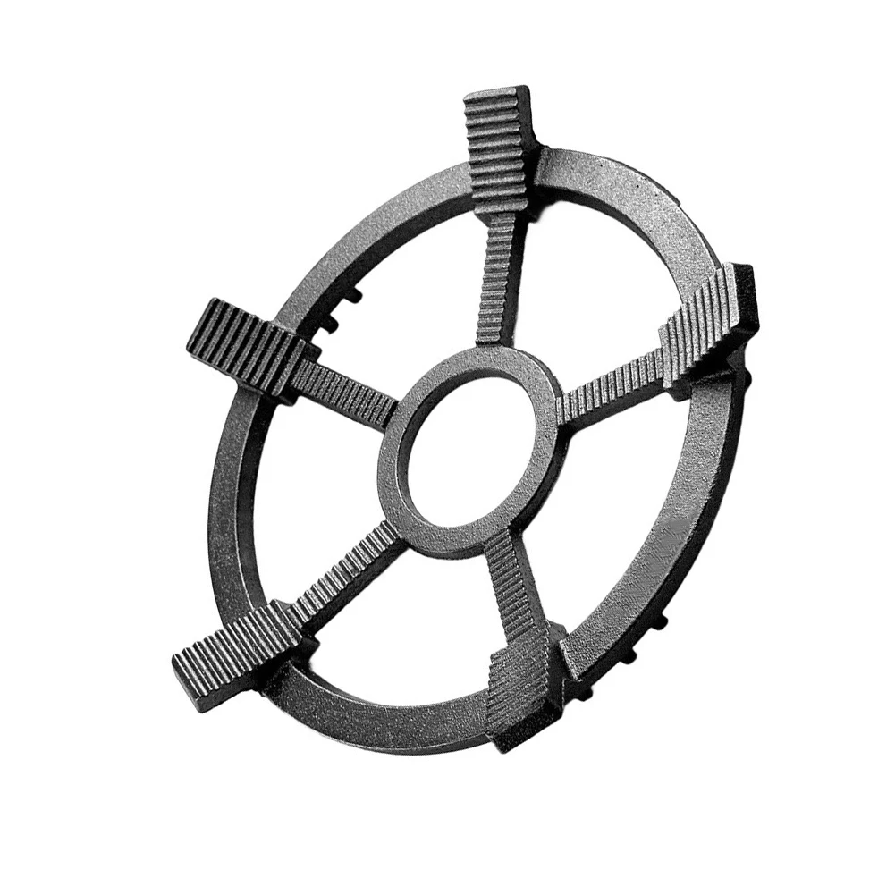 Stainless Steel Style Non-Slip Gas Stove Support Bracket Compatible with 4 Prong and 5 Prong Stoves for Pots Woks