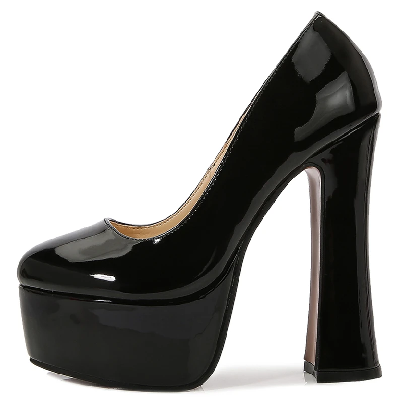 

Fashion High Heels Pumps Shoes Woman Platform Red Pink Black White Women's Heeled Party Office Wedding Dance Shoes Large Size 45