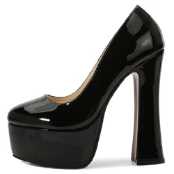 Fashion High Heels Pumps Shoes Woman Platform Red Pink Black White Women's Heeled Party Office Wedding Dance Shoes Large Size 45
