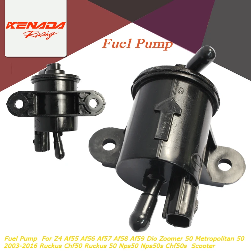

Fuel Pump For Z4 Af55 56 57 58 59 Dio Zoomer/Metropolitan 50 2003-2016 Ruckus Chf50 Ruckus 50 Nps50 Nps50s Chf50s Scooter