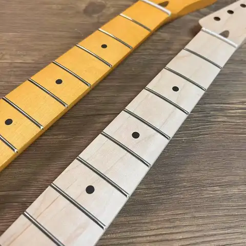 TL Electric Guitar Neck for DIY - Vintage 1957 Design, 21 Frets, 1 Piece Maple Wood & Maple Fretboard
