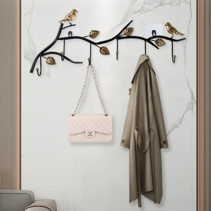 Wall Mounted Clothes Hanger Hooks Entry Bedroom Designer Clothes Hanger Space Saving Colgadores De Ropa Home Accessories