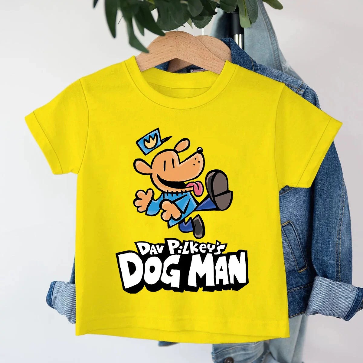

Hot Sale DOGMAN Kids T-shirts Cartoon Anime Dog Man Short Sleeve Tshirt Boys O-neck Tee Tops Costumes Trend Girls Summer Clothes