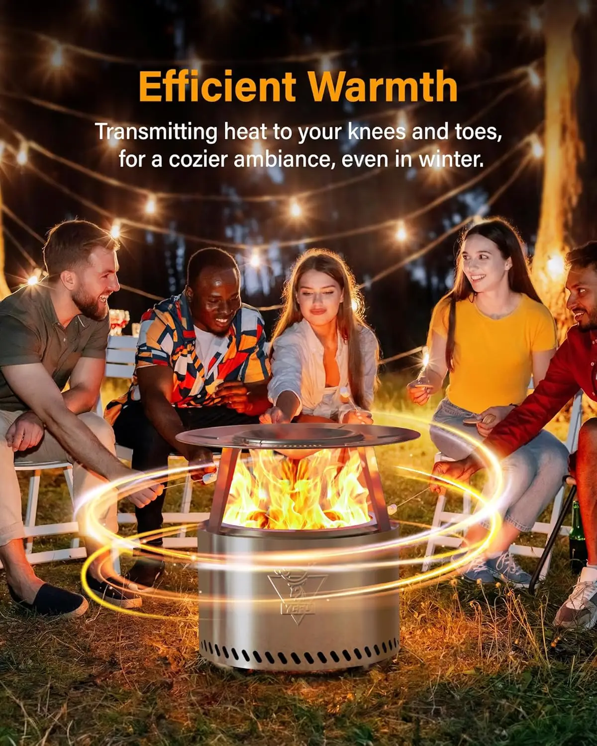 Outdoor Use with Solo Stove, 304 Stainless Steel, No Color Mentioned, Portable and Easy to Install Heat Deflector