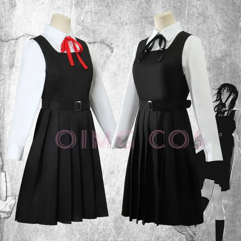 Mitaka Asa Cosplay Costume Outfits Shirt Tie Short Wig Neck Ring Women Anime Uniform Halloween