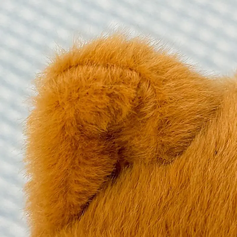 Weiches, flauschiges Plüsch-Fuchs-Federmäppchen mit tragbarem Aufhängering und großer Kapazität für Schüler, Schule, Büro und Schreibwaren-Aufbewahrung. – Detail 19