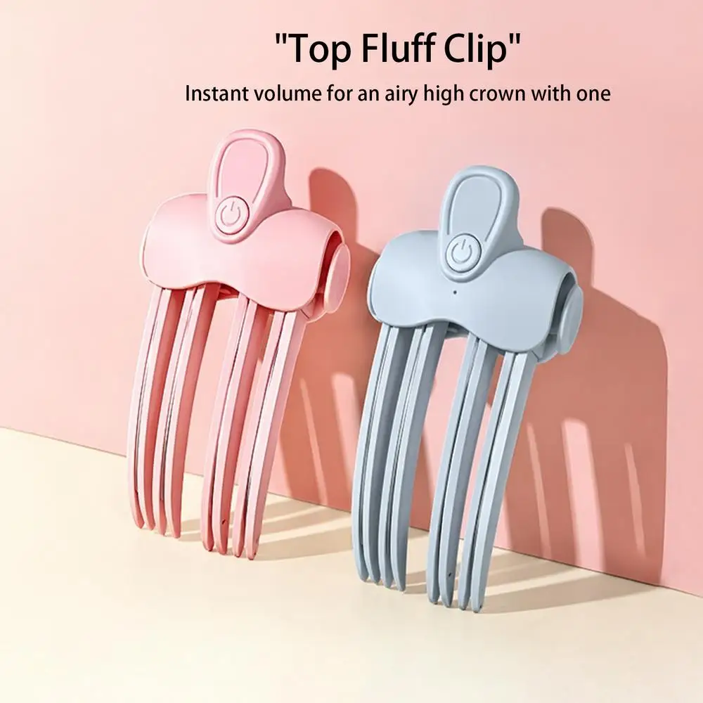 Kabellose Heiz-Root-Volumen-Clips, Anti-Verbrühungs-Haarwurzel-Flauschiger-Kamm für den Haaransatz, kabelloser Root-Lifter-Kamm für Zuhause und Friseursalon – Detail 16
